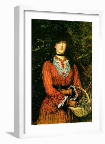 Portrait Evelyn Tennant-John Everett Millais-Framed Art Print