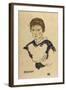 Portrait Fraulein Toni Rieger-Egon Schiele-Framed Giclee Print