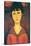 Portrait Girl-Amedeo Modigliani-Stretched Canvas