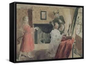 Portrait Group, 1897-98-Gwen John-Framed Stretched Canvas