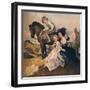 'Portrait Group', 1908-George Washington Lambert-Framed Giclee Print