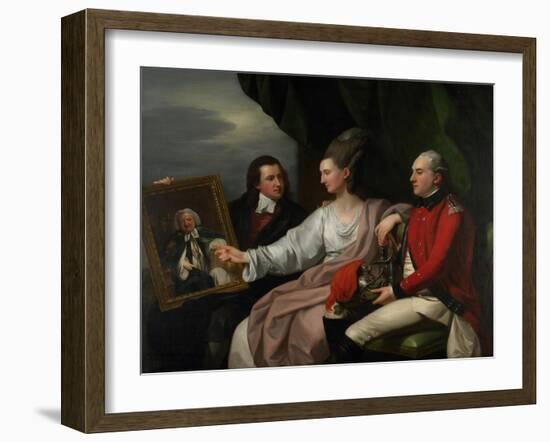 Portrait Group of the Drummond Family-Benjamin West-Framed Giclee Print