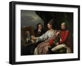 Portrait Group of the Drummond Family-Benjamin West-Framed Giclee Print