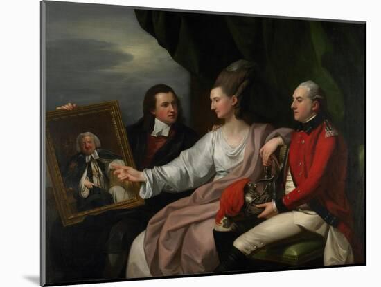 Portrait Group of the Drummond Family-Benjamin West-Mounted Giclee Print