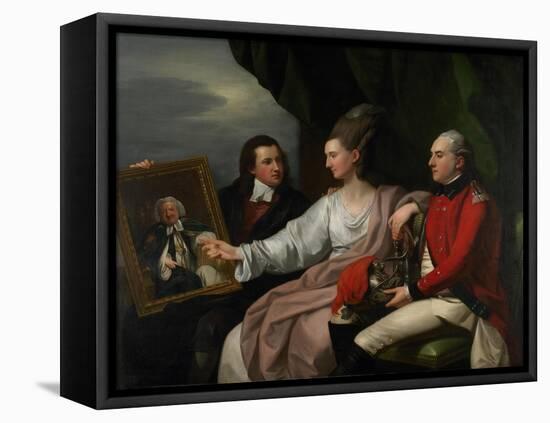 Portrait Group of the Drummond Family-Benjamin West-Framed Stretched Canvas