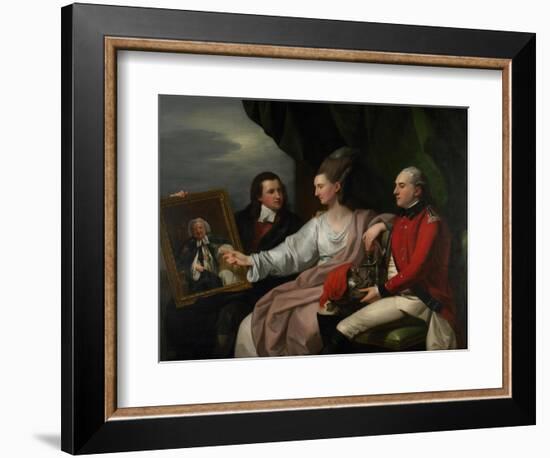 Portrait Group of the Drummond Family-Benjamin West-Framed Giclee Print