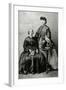 Portrait Group of Two Ladies and Bird-Thomas Fall-Framed Photographic Print