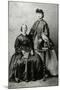 Portrait Group of Two Ladies and Bird-Thomas Fall-Mounted Photographic Print