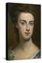 Portrait Head of a Lady-Godfrey Kneller-Stretched Canvas