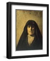 Portrait Head of an Old Woman, called 'Rembrandt's Mother', 1627-null-Framed Giclee Print