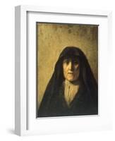 Portrait Head of an Old Woman, called 'Rembrandt's Mother', 1627-null-Framed Giclee Print