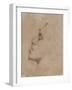 Portrait Head of Dante Gabriel Rossetti (1828-82)-John Everett Millais-Framed Giclee Print