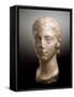 Portrait Head of Plautilla, AD 203-05 (Marble)-Roman-Framed Stretched Canvas