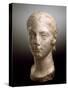 Portrait Head of Plautilla, AD 203-05 (Marble)-Roman-Stretched Canvas