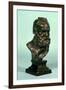 Portrait Head of Victor Hugo-Auguste Rodin-Framed Giclee Print