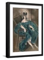 'Portrait II', 1865, (1939)-Constantin Guys-Framed Giclee Print