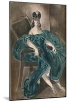 'Portrait II', 1865, (1939)-Constantin Guys-Mounted Giclee Print