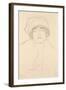 Portrait in a Hat, 1917-118-Gustav Klimt-Framed Giclee Print