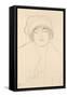 Portrait in a Hat, 1917-118-Gustav Klimt-Framed Stretched Canvas