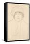 Portrait in a Hat, 1917-118-Gustav Klimt-Framed Stretched Canvas