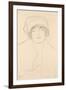 Portrait in a Hat, 1917-118-Gustav Klimt-Framed Giclee Print