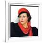 "Portrait in Black and Red,"January 7, 1939-Neysa Mcmein-Framed Giclee Print