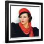 "Portrait in Black and Red,"January 7, 1939-Neysa Mcmein-Framed Giclee Print