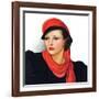 "Portrait in Black and Red,"January 7, 1939-Neysa Mcmein-Framed Giclee Print