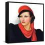 "Portrait in Black and Red,"January 7, 1939-Neysa Mcmein-Framed Stretched Canvas