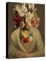 Portrait in Bloom I-Annie Warren-Stretched Canvas