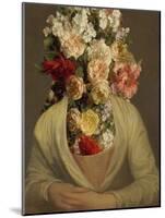 Portrait in Bloom I-Annie Warren-Mounted Art Print