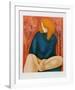 Portrait in Blue-Alain Bonnefoit-Framed Collectable Print