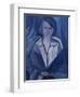 Portrait in Blue-Diana Ong-Framed Giclee Print