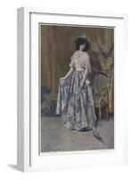 Portrait in Blue-Gabriel Nicolet-Framed Giclee Print