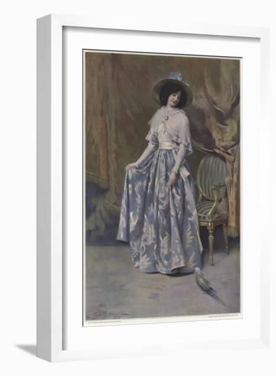 Portrait in Blue-Gabriel Nicolet-Framed Giclee Print