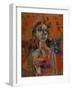 Portrait in Orange-Diana Ong-Framed Giclee Print