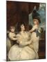 Portrait, Jane, Countess of Harrington, Sons, Viscount Petersham & Honorable Lincoln Stanhope, 1787-Joshua Reynolds-Mounted Giclee Print