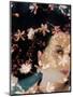 Portrait Layered with Flowers-Alaya Gadeh-Mounted Photographic Print