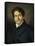 Portrait Leon Riesener-Eugene Delacroix-Framed Stretched Canvas