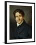 Portrait Leon Riesener-Eugene Delacroix-Framed Giclee Print