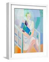 Portrait Madame Heim, 1927-Robert Delaunay-Framed Giclee Print