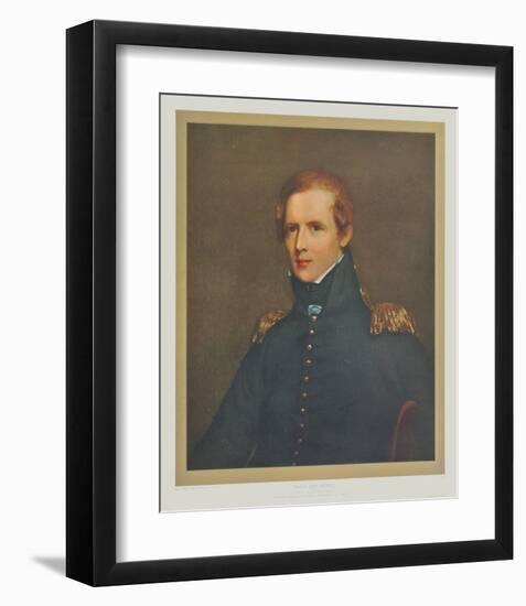 Portrait : Major John Biddle-Thomas Sully-Framed Collectable Print