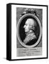 Portrait Medallion of Adam Smith-null-Framed Stretched Canvas