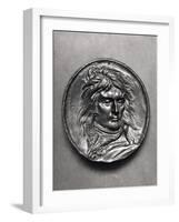 Portrait Medallion of General Bonaparte (1769-1821) circa 1830-Pierre Jean David d'Angers-Framed Giclee Print