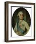 Portrait Medallion of Louis XVI (1754-93) 1775-Joseph Siffred Duplessis-Framed Giclee Print