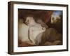 Portrait Miniature of 'A Child Asleep', after Joshua Reynolds-Samuel Shelley-Framed Giclee Print