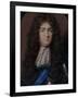 Portrait Miniature of Christopher Monck, 2nd Duke of Albermarle (1653-88) 1680-Peter Cross-Framed Giclee Print