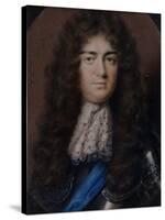 Portrait Miniature of Christopher Monck, 2nd Duke of Albermarle (1653-88) 1680-Peter Cross-Stretched Canvas