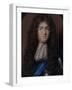 Portrait Miniature of Christopher Monck, 2nd Duke of Albermarle (1653-88) 1680-Peter Cross-Framed Giclee Print