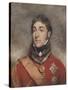 Portrait Miniature of Stapleton Cotton, 1st Viscount Combermere, C.1812-John Wright-Stretched Canvas